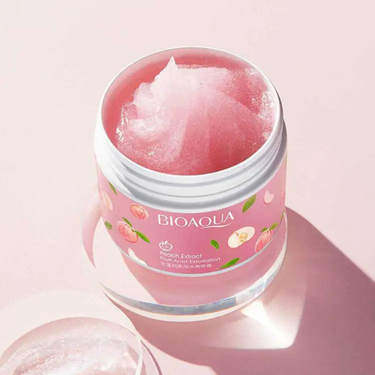 100% Imported Quality Bioaqua Peach Extract Exfoliating Face Gel Cream 140g